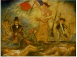La Liberte giudant le peuple (dupa Delacroix)