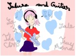 sakura and guitar CINE DA COMM LA DESEN ARE RESPECT SI BUN SIMT!