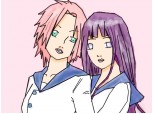 Sakura & Hinata^^