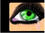 Green eye..Like my :X