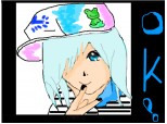 anime blue girl
