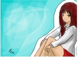 Anime girl 4 cei de la profil