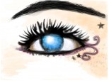 blue eye...lara\'s eye :X