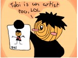 tobi is an artist too , LOL =))