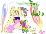 Anime Girl Rainbow LolliPop