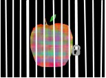 pixel apple on prison
