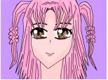 anime girl-pink hair