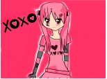 anime xoxo :X :X pink and black