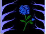 trandafirul ALBASTRU al padurii magice