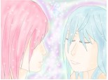 Sayu & Yuzu (pink&blue)