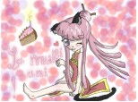 Anime neko girl - La multzi ani!