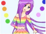Anime Rainbow Girl