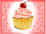 cherry cupcake