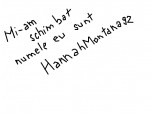Mia-am schimbat numele eu sunt HannahMontana92
