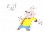 Eddy(colorat) al doilea desen cu tablita