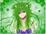Green Anime Girl...din imaginatie xD
