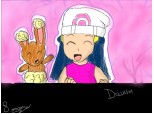 Dawn and Paniri from Pokemon