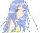 anime girl blue