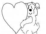 un urs cu o inima