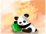 un ursuletz panda...ff sweet dupa mine :)