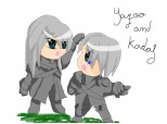 Yazoo and Kadaj from Final Fantasy VII