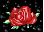 trandafir rosu colab. cu alleria(eu schita si fondul, ea colorul si retusurile)