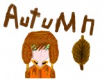 autumn anime girl