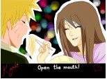 Open the mouth!nu mai stiu desena T_TNaruto and Koyuki-mare se vede mai bn,cred