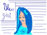 blue girl
