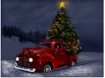 Santa truck Christmas