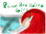 ANIME RED HAIRED GIRL