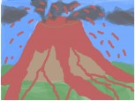 Vulcan in eruptie