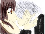 vampire knight zero & yuuki kiss
