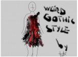 Un design de-al meu:rochie extravaganta gotica