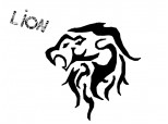 ABSTRACT LION