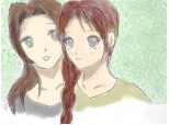 me and my cousin....in stil anime:)