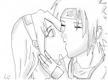 Sasuke & Sakura kiss