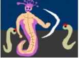 Medusa + worms