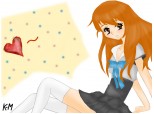 Anime School Girl (imaginatie,m-am inspirat putin la pozitia corpului)