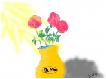 Vaza cu flori :x