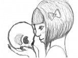 Skull & Girl (o las asa pt. ca risc sa o stric mai mult decat am stricat-o pana acum)