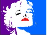 Marilyn Monroaica pop-art/stencil