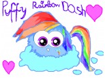 Puffy Rainbow Dash XD