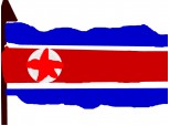 North korea\'s flag