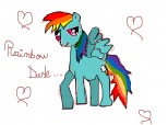 Rainbow Dash pentru Stefania (Evil ponyyyyyyyyyy :D )