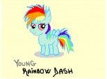 Young Rainbow Dash :) Mic se vede neterminat, deschideti mare :o3