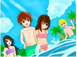 Anime summer (Tayler and andreea & Raphael and Kate) ehh, le dau si yo nume