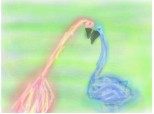 Flamingo indragostiti