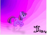 Twilight Sparkle in a violet cave
