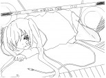 Just a Miku Hatsune sketch..